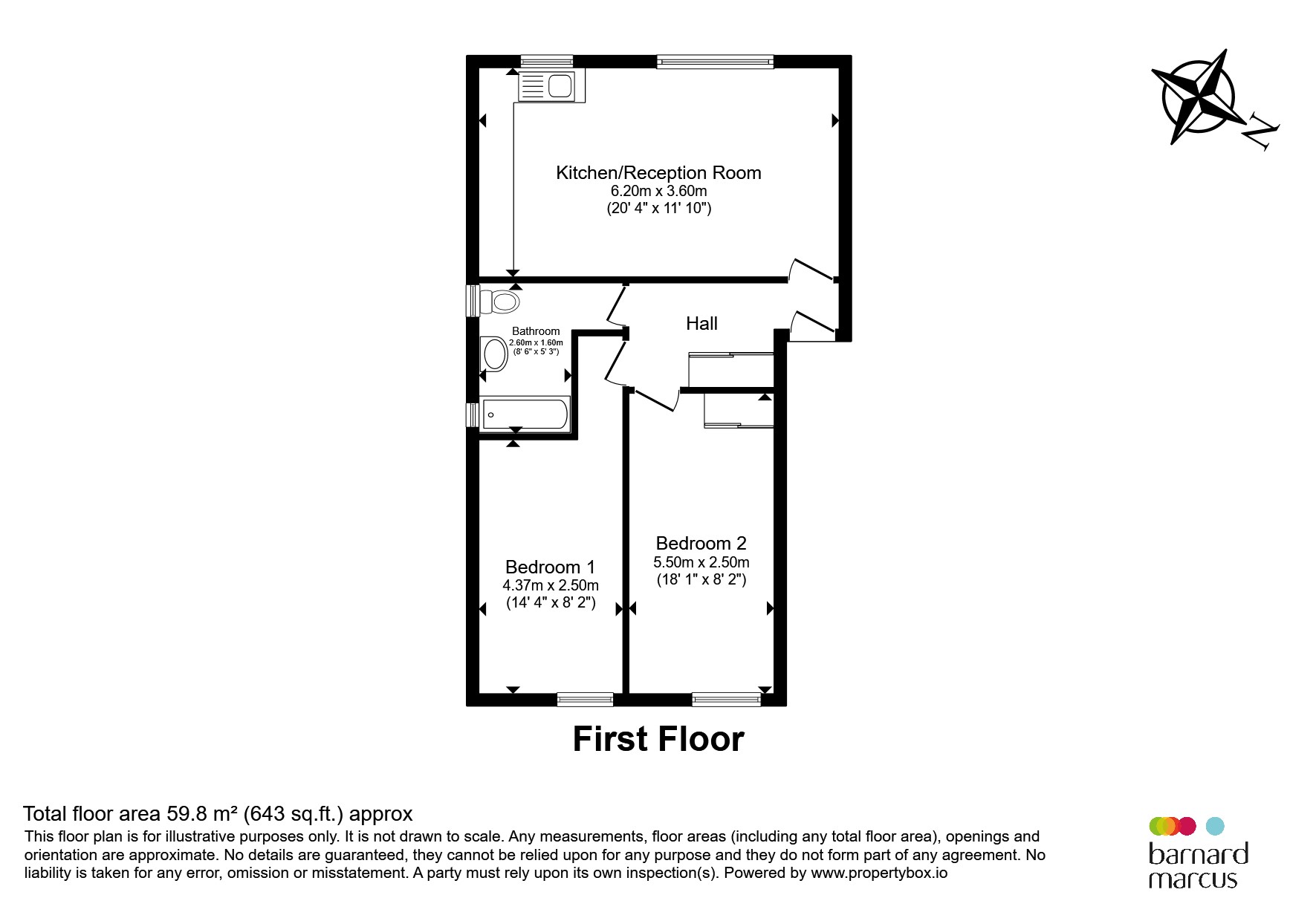 Flat 5, 11, Bensham Grove, Thornton Heath floorplan