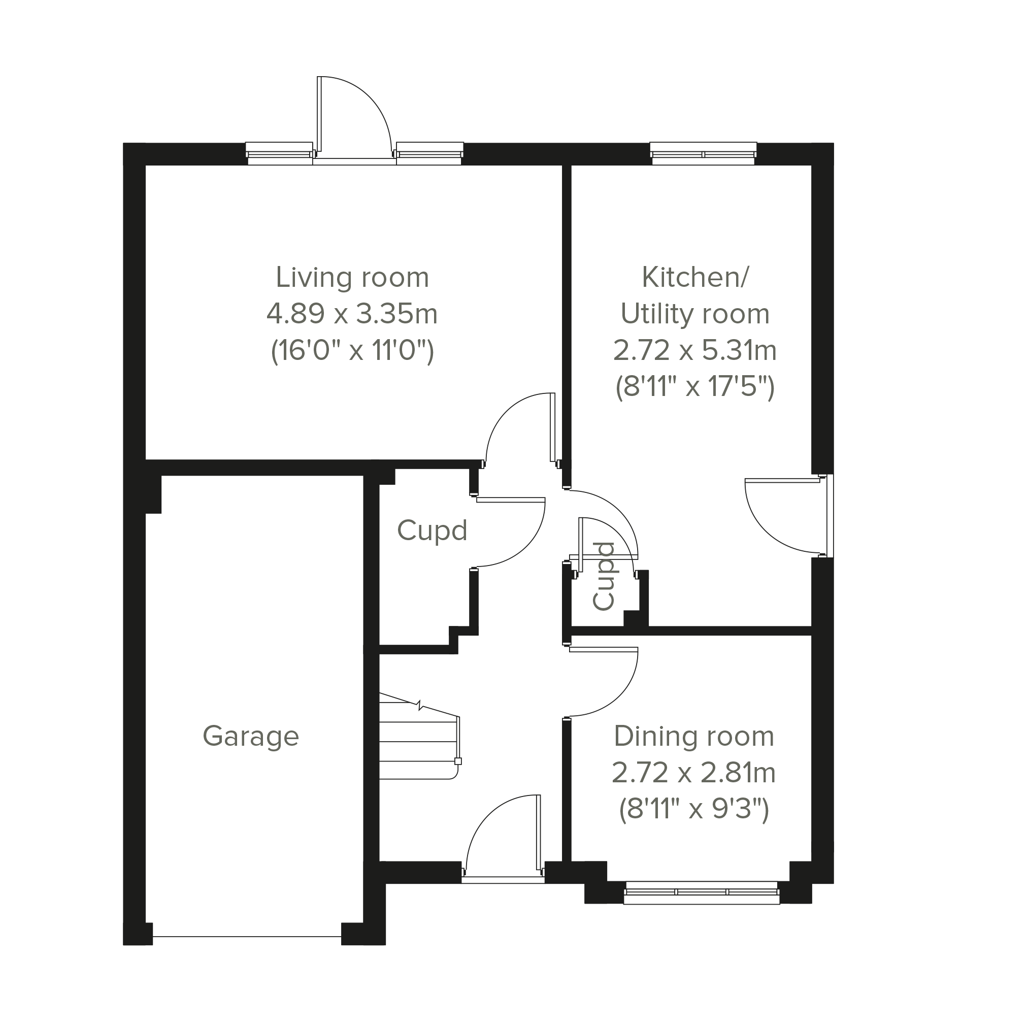 133, Castlehill Road, Wishaw floorplan