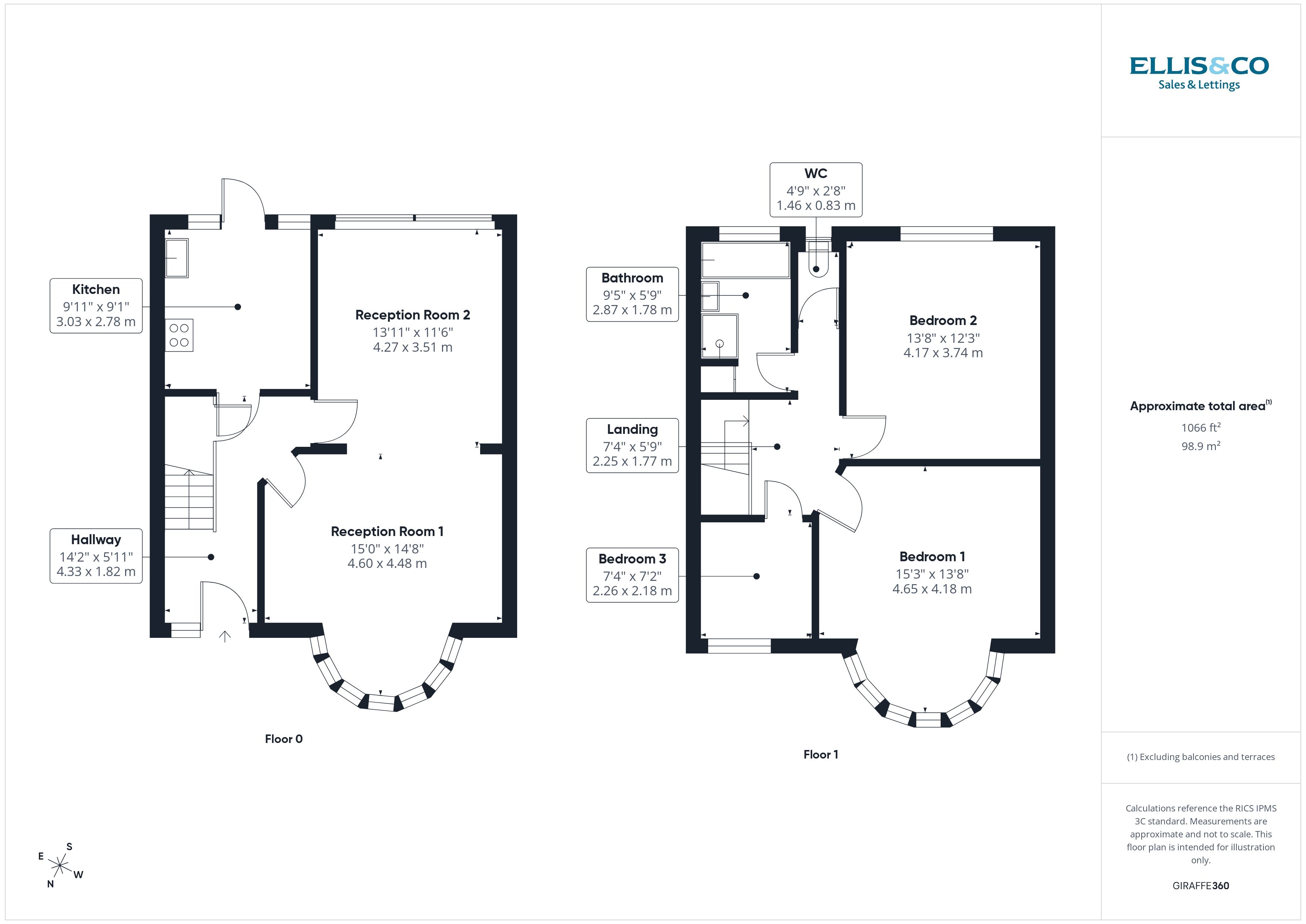 4, Rowland Avenue, Harrow floorplan
