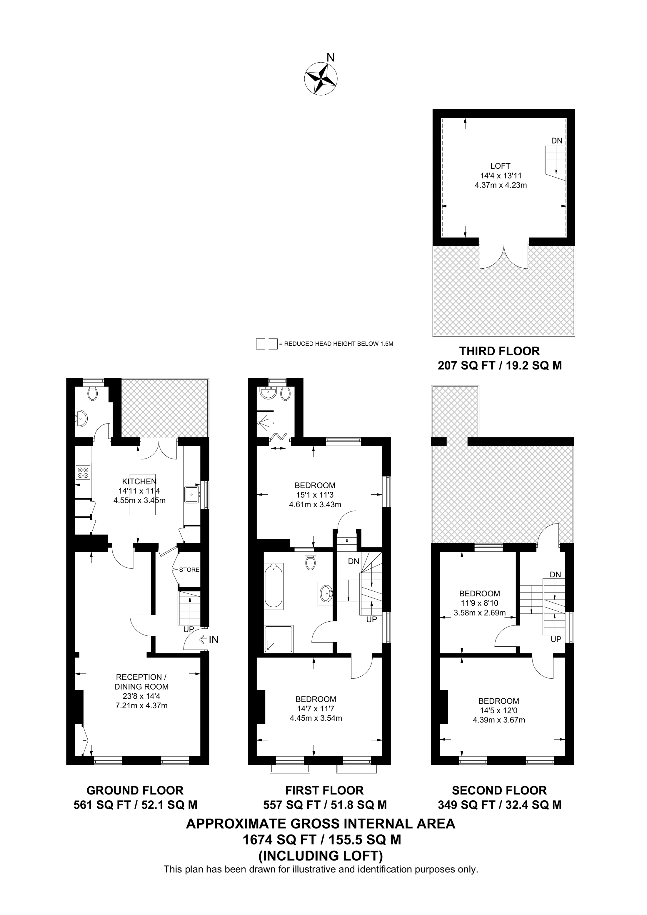 Platt Street, St Pancras floorplan