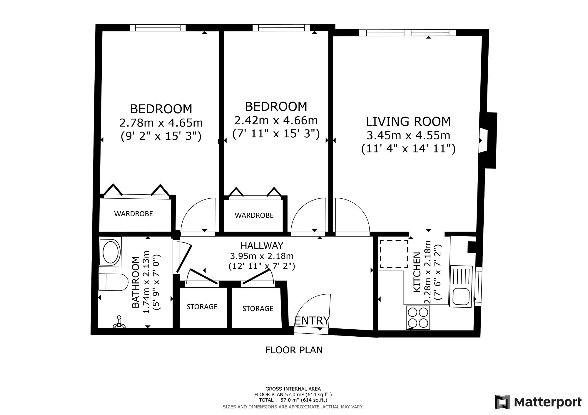 24 Strathmore Court, 20 Abbey Drive, Jordanhill, Glasgow floorplan