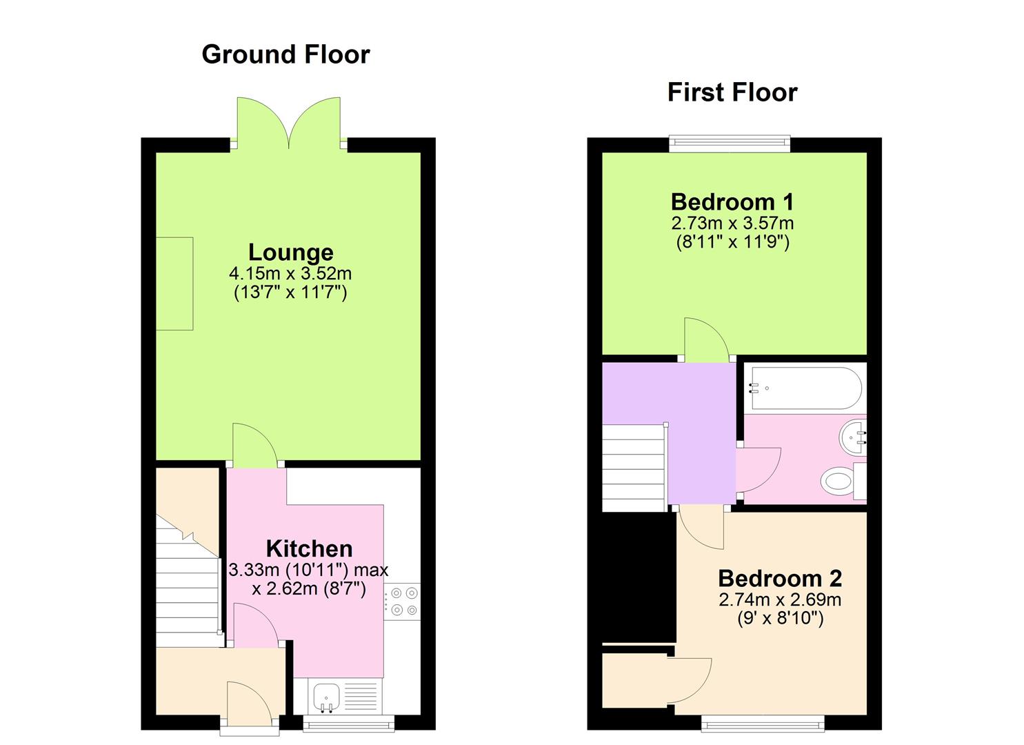 2 Bedrooms Terraced house for sale in Melton Road, Thurmaston, Leicester LE4