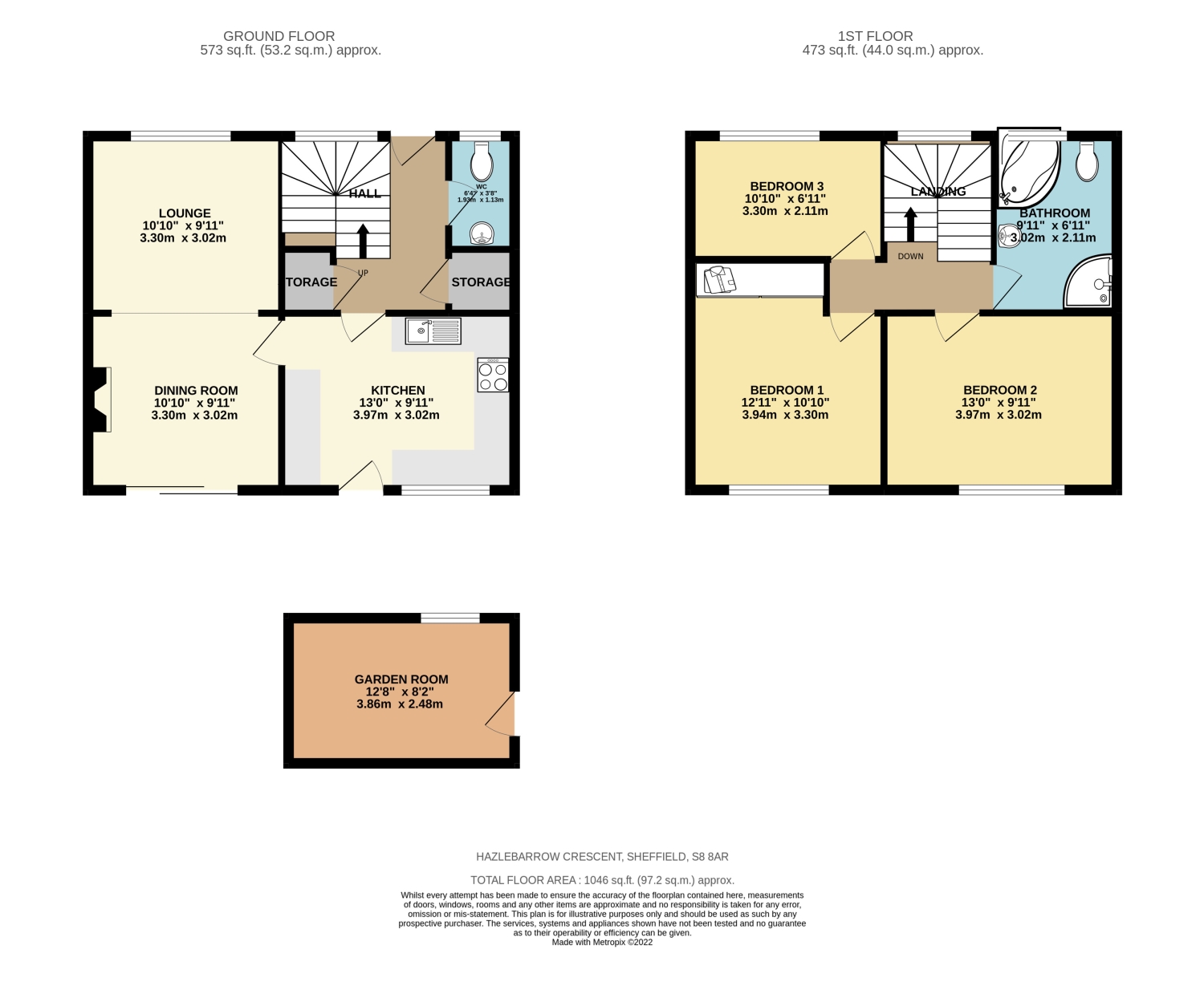 Hazlebarrow Crescent, Jordanthorpe S8, 3 bedroom terraced house for
