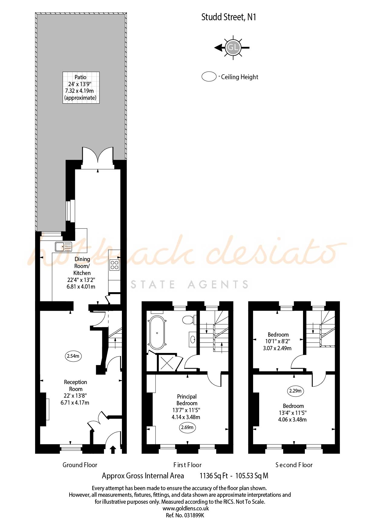 6, Studd Street, London floorplan
