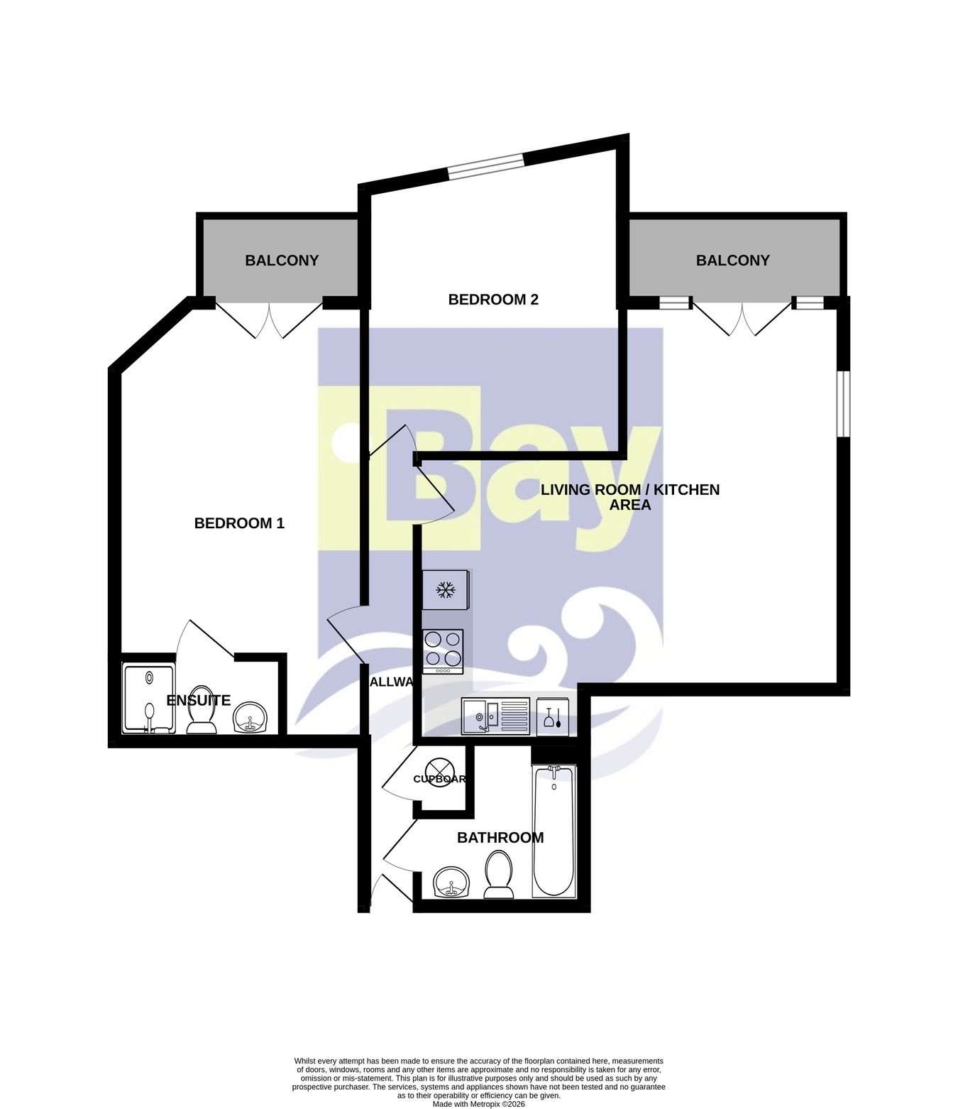 South Quay, Apartment 158, Kings Road, Swansea floorplan