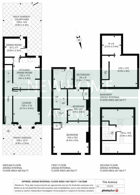 149, The Avenue, Harrogate floorplan