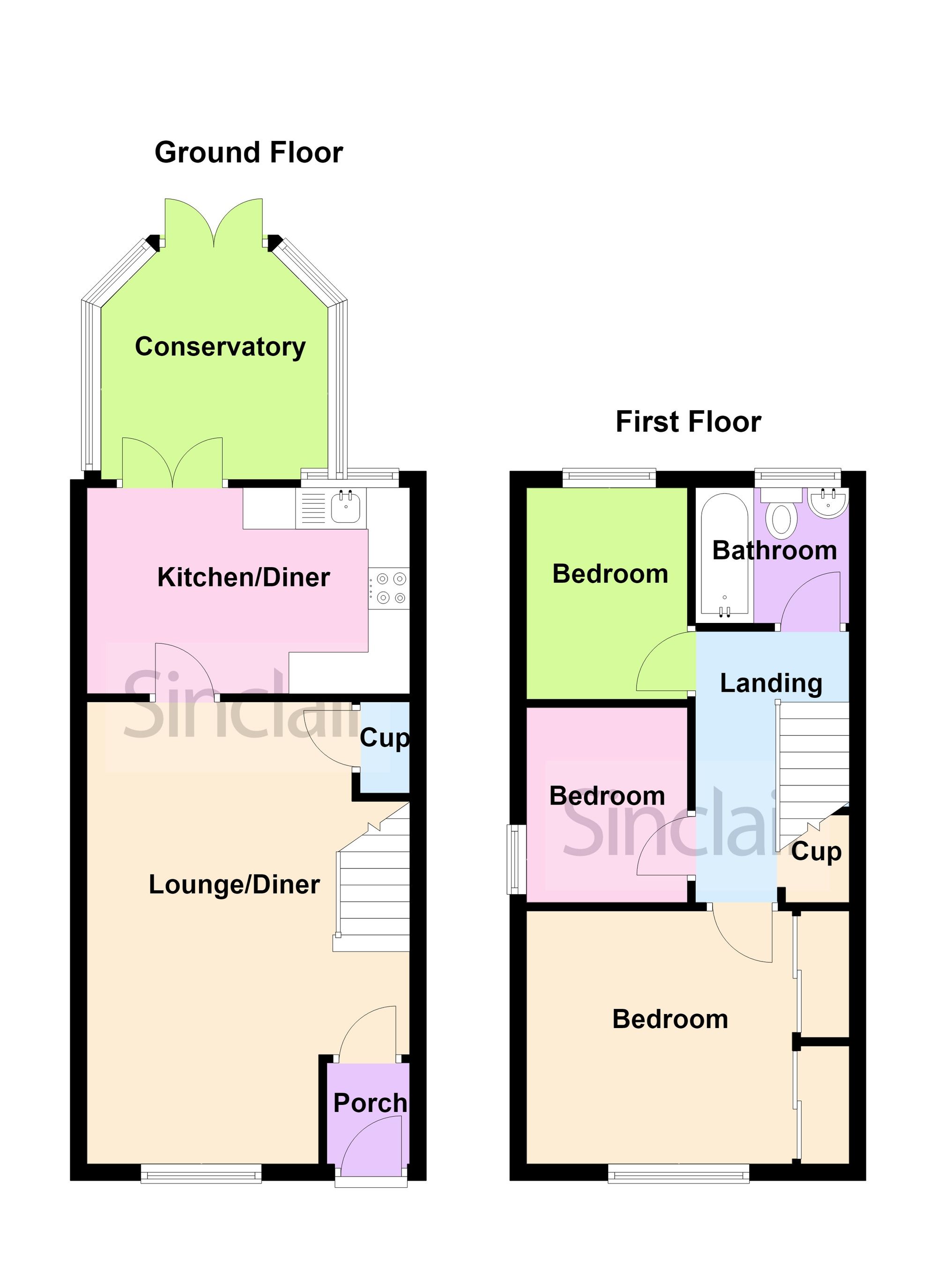 1 Blackett Drive, Coalville floorplan