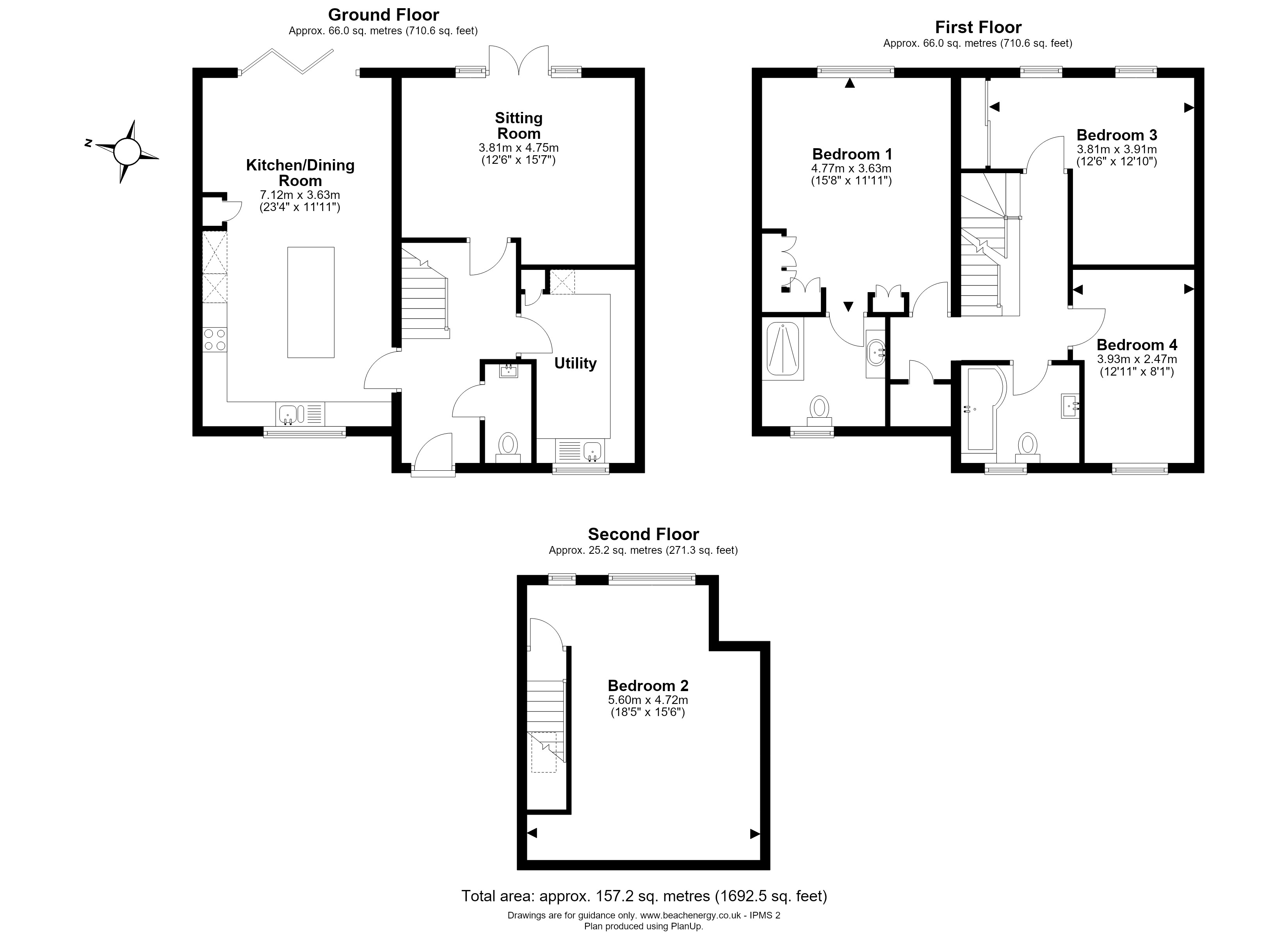 33, Orchard Close, Harston floorplan
