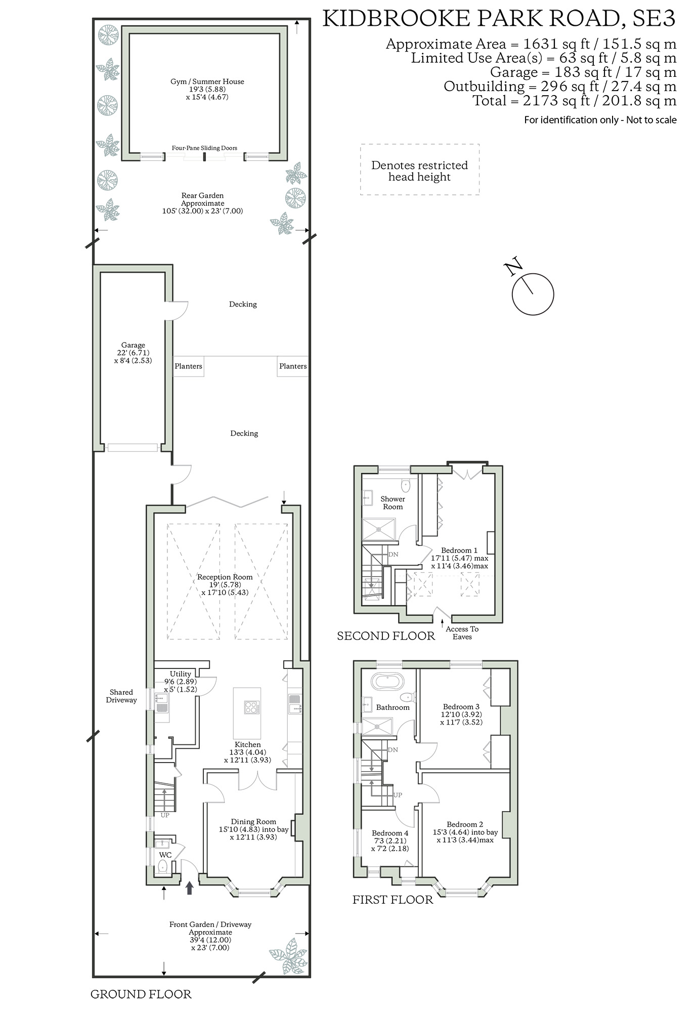 121, Kidbrooke Park Road, Blackheath floorplan
