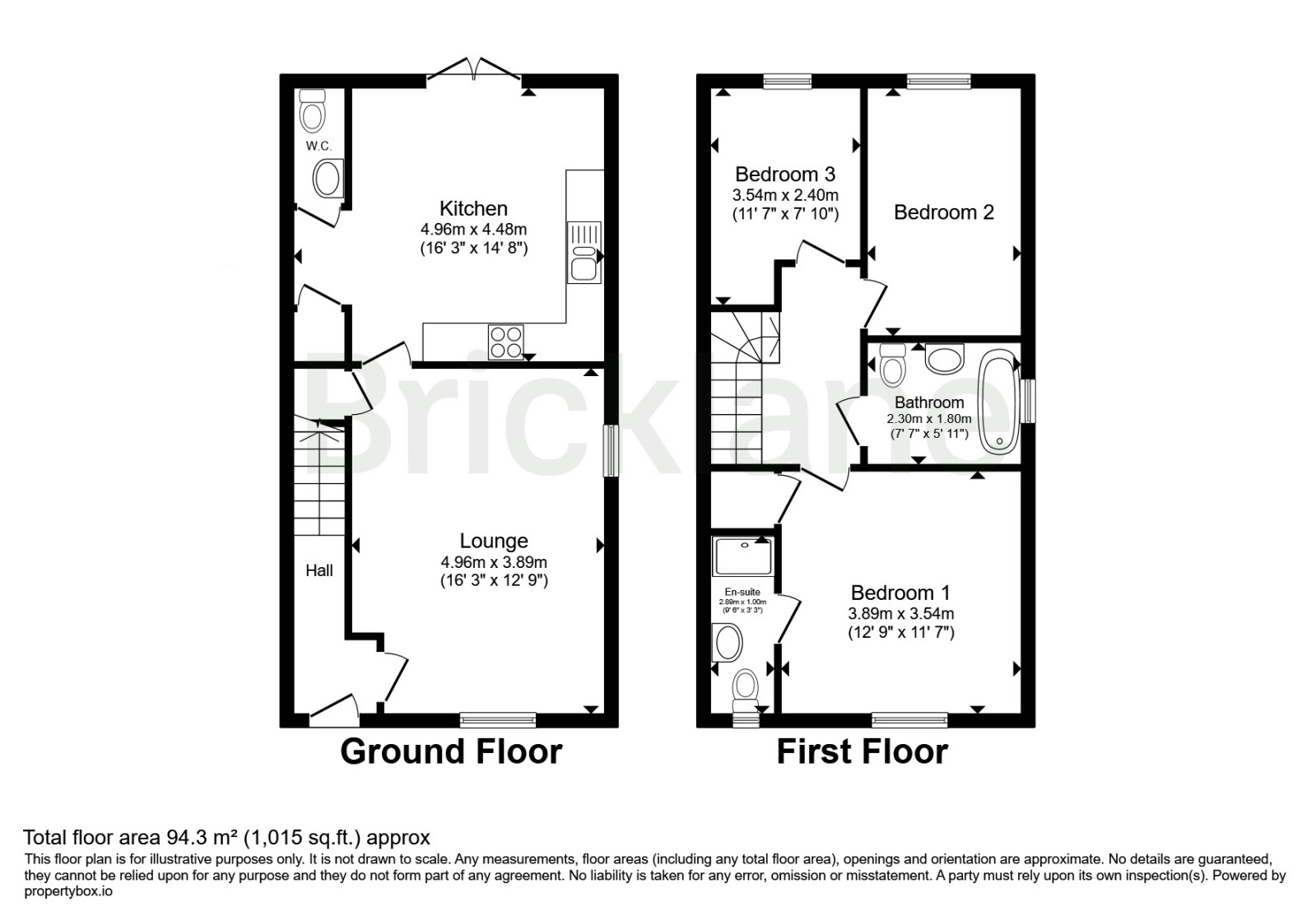 6, Little Clobbs Mead, Dunmow floorplan