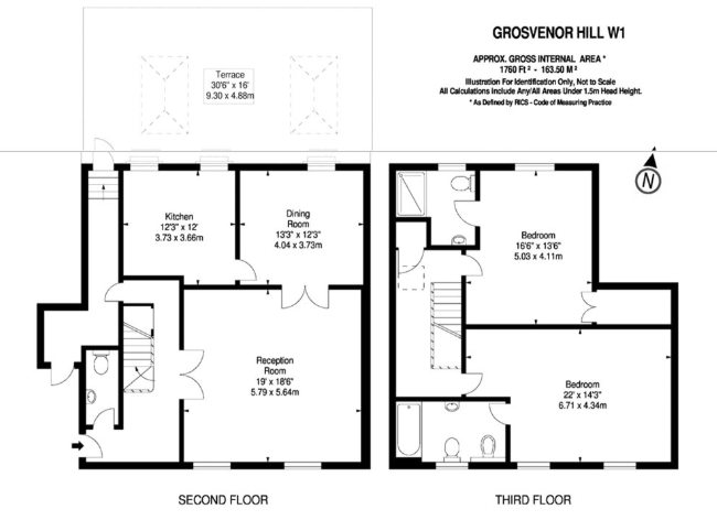 Grosvenor Hill, London floorplan