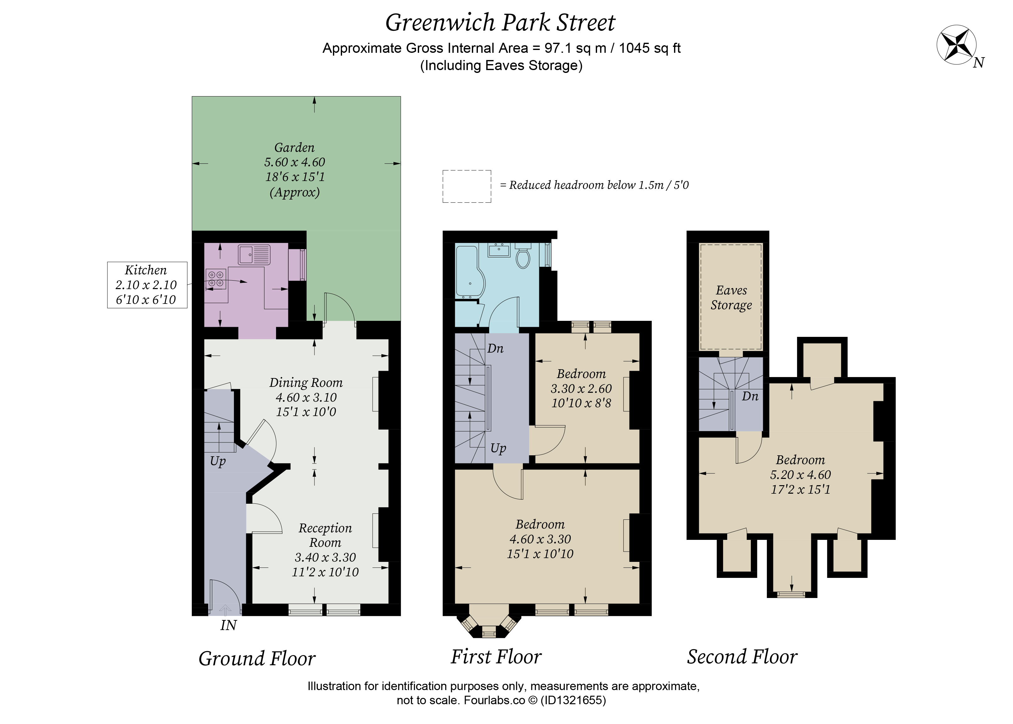 8, Greenwich Park Street, London floorplan