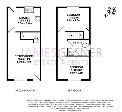 2 Bedrooms End terrace house to rent in Orwell Drive, Didcot OX11