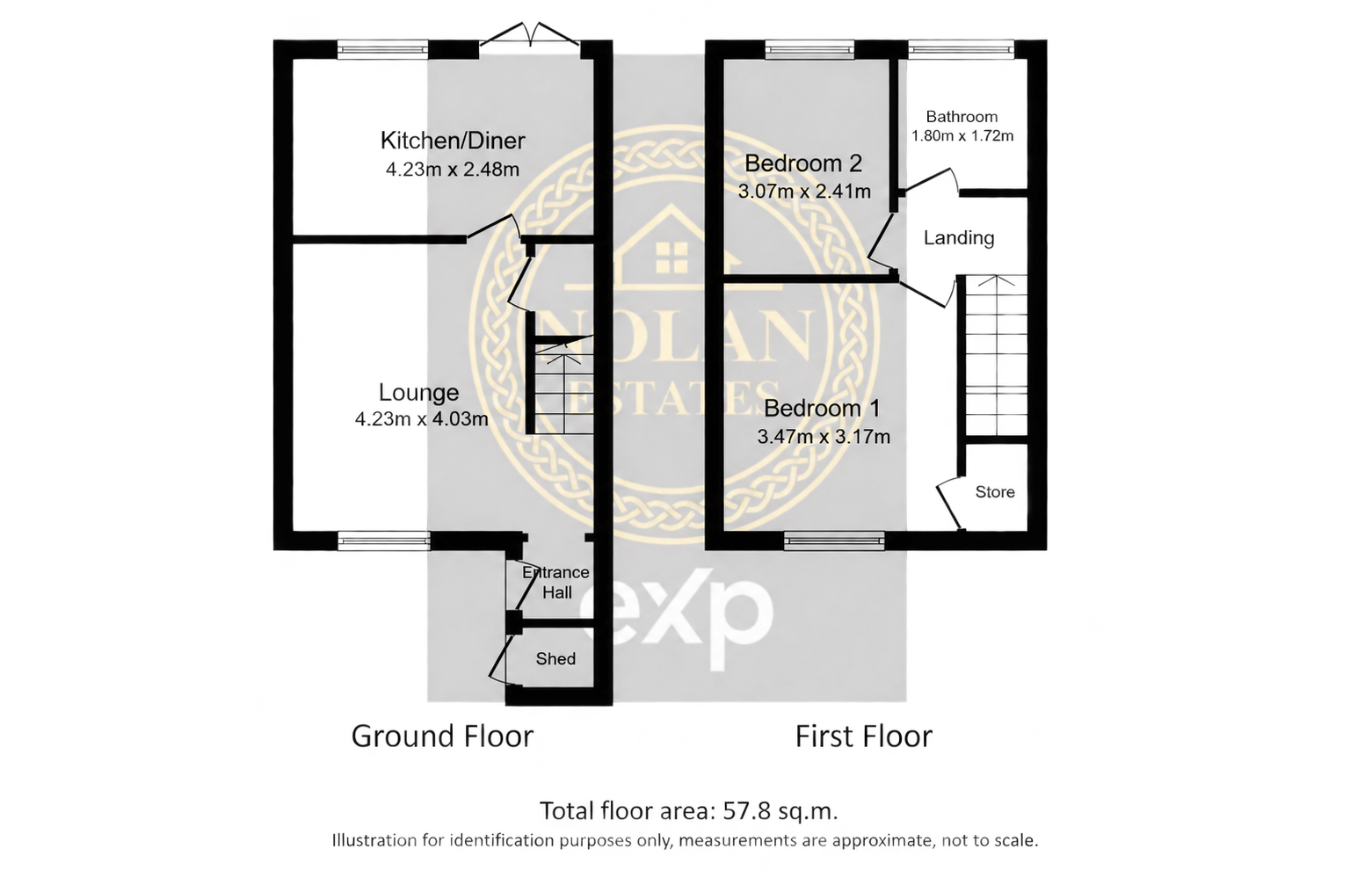 17, Megan Close, Swansea floorplan