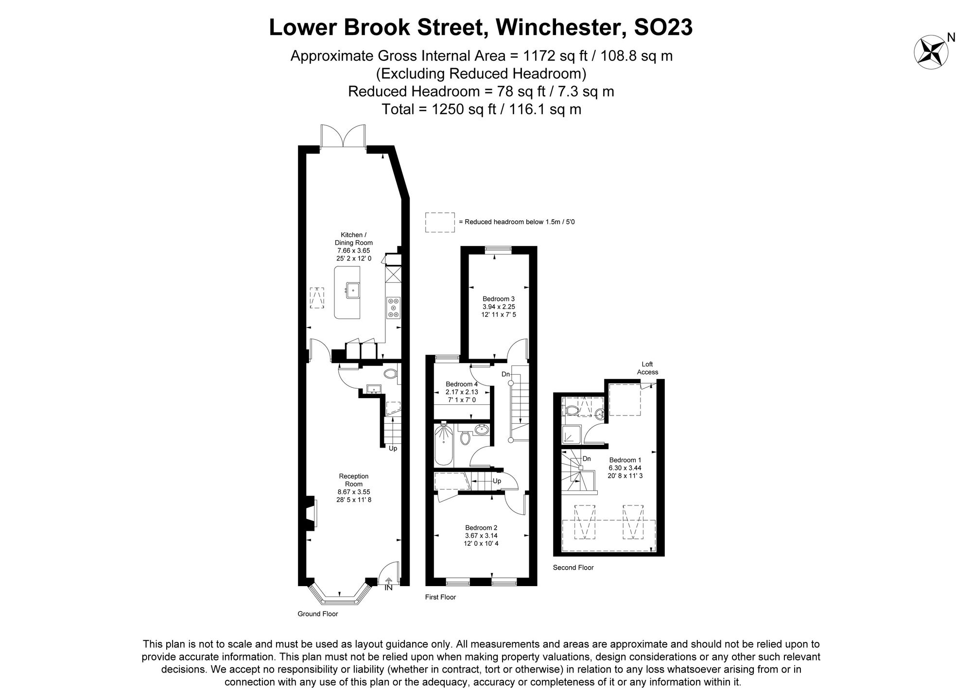 35 Lower Brook Street, Winchester floorplan