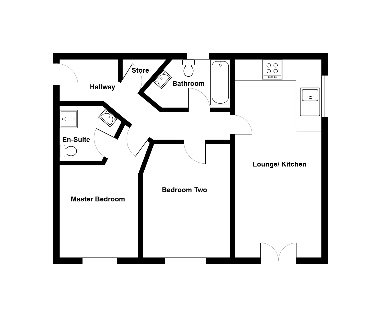 18, Junction House, Crewe floorplan