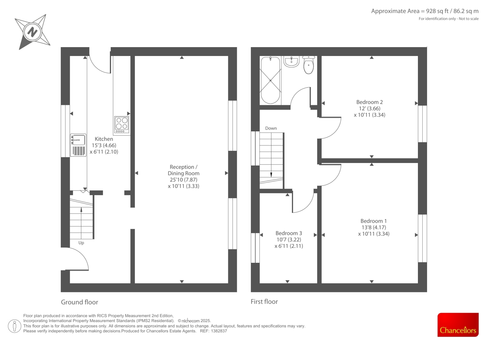 22, Kempson Crescent, Oxford floorplan