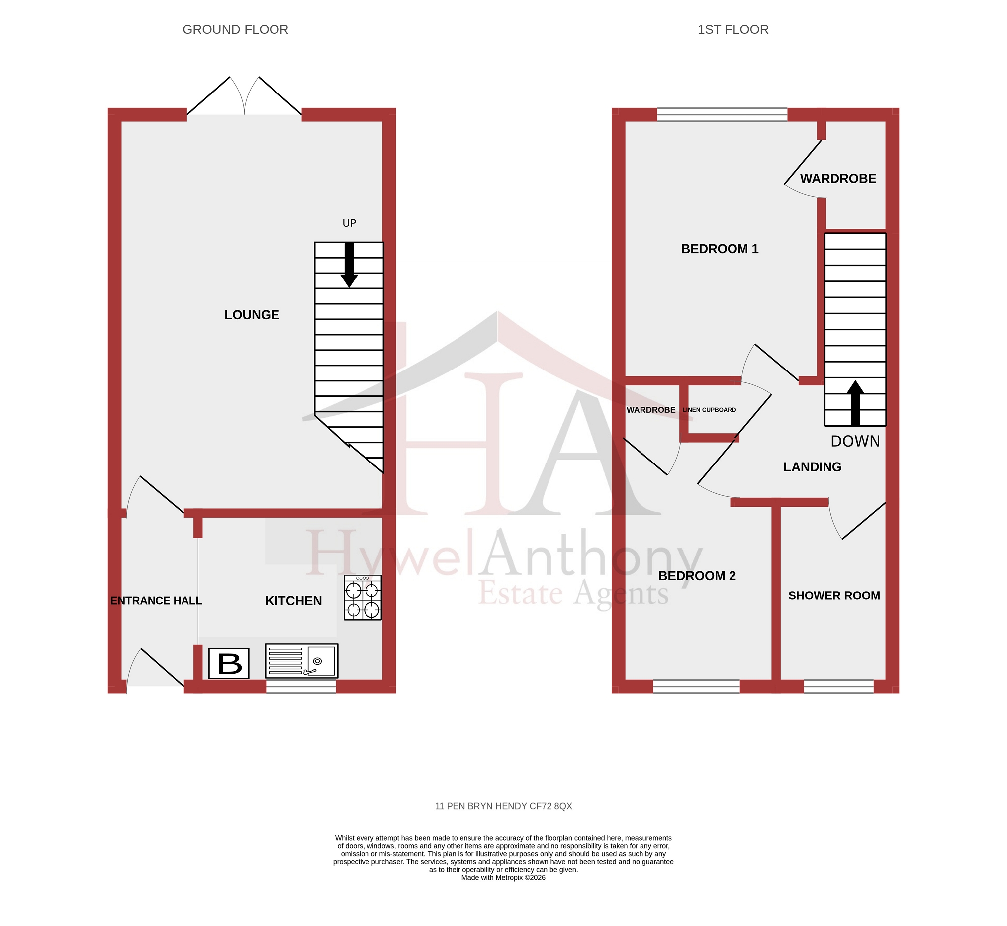 11, Pen Bryn Hendy, Pontyclun floorplan