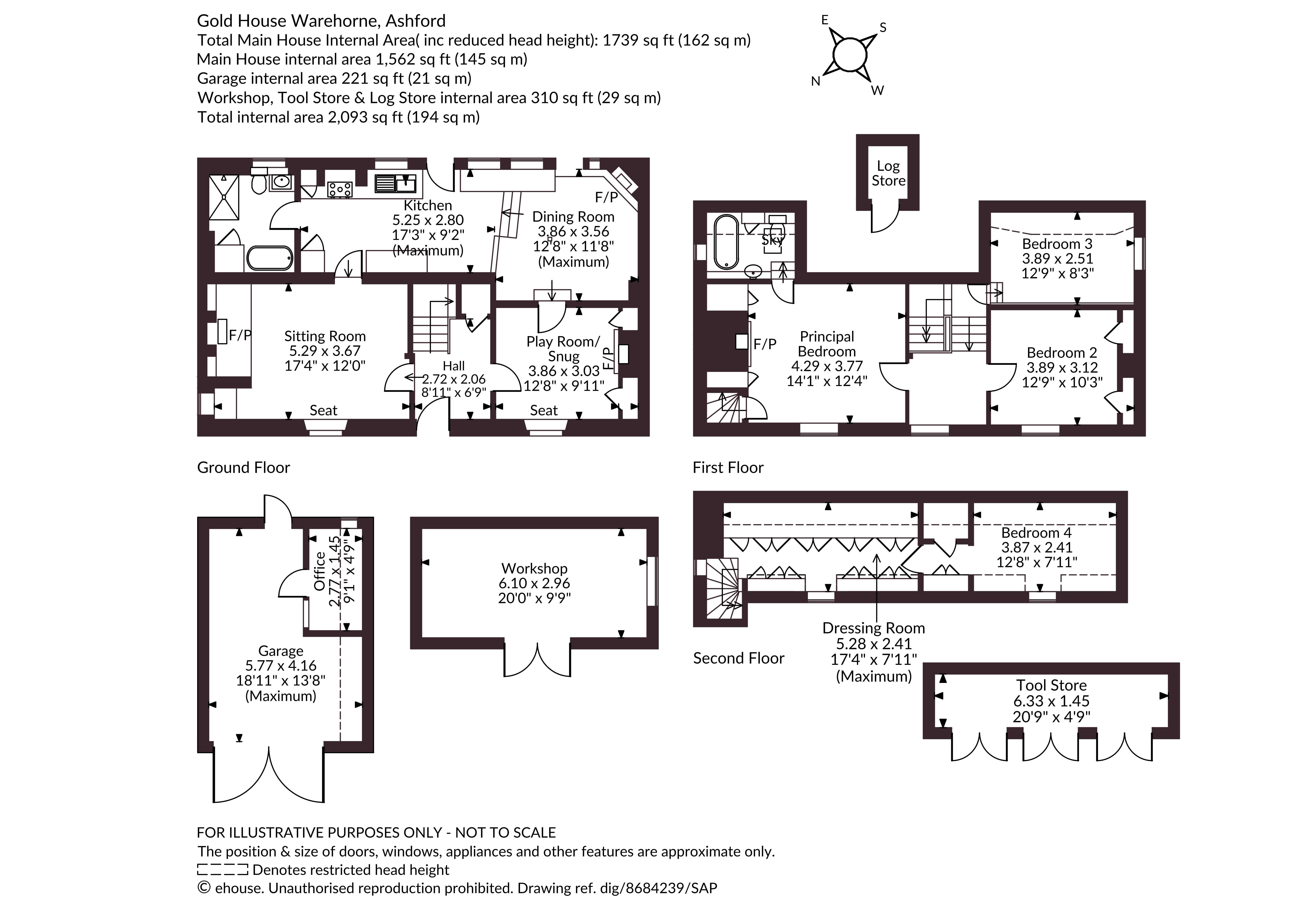 Gold House,, The Leacon, Warehorne Road, Ashford floorplan