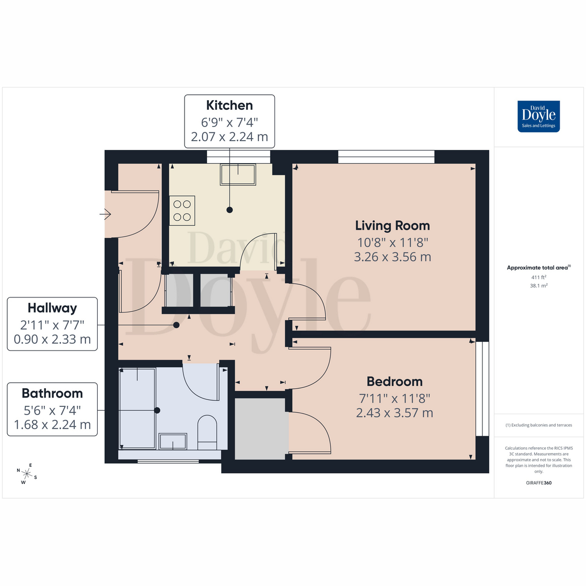 3, Shire Court, Adeyfield Road floorplan