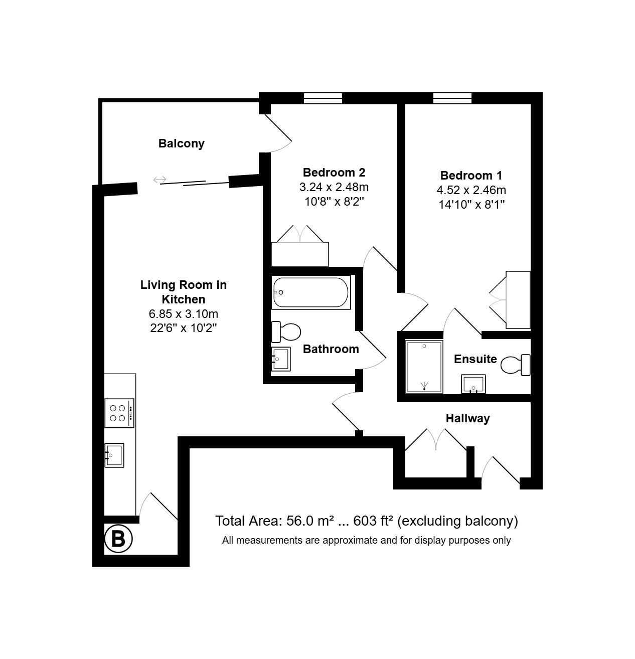 Apartment 104, No.1 Building, Old Portsmouth floorplan
