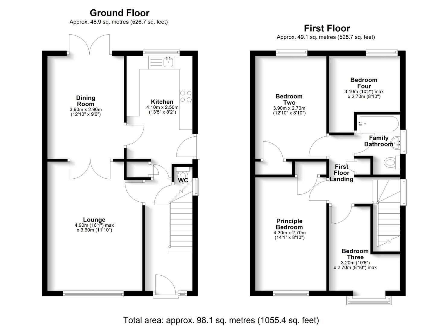 45, Favell Drive, Milton Keynes floorplan