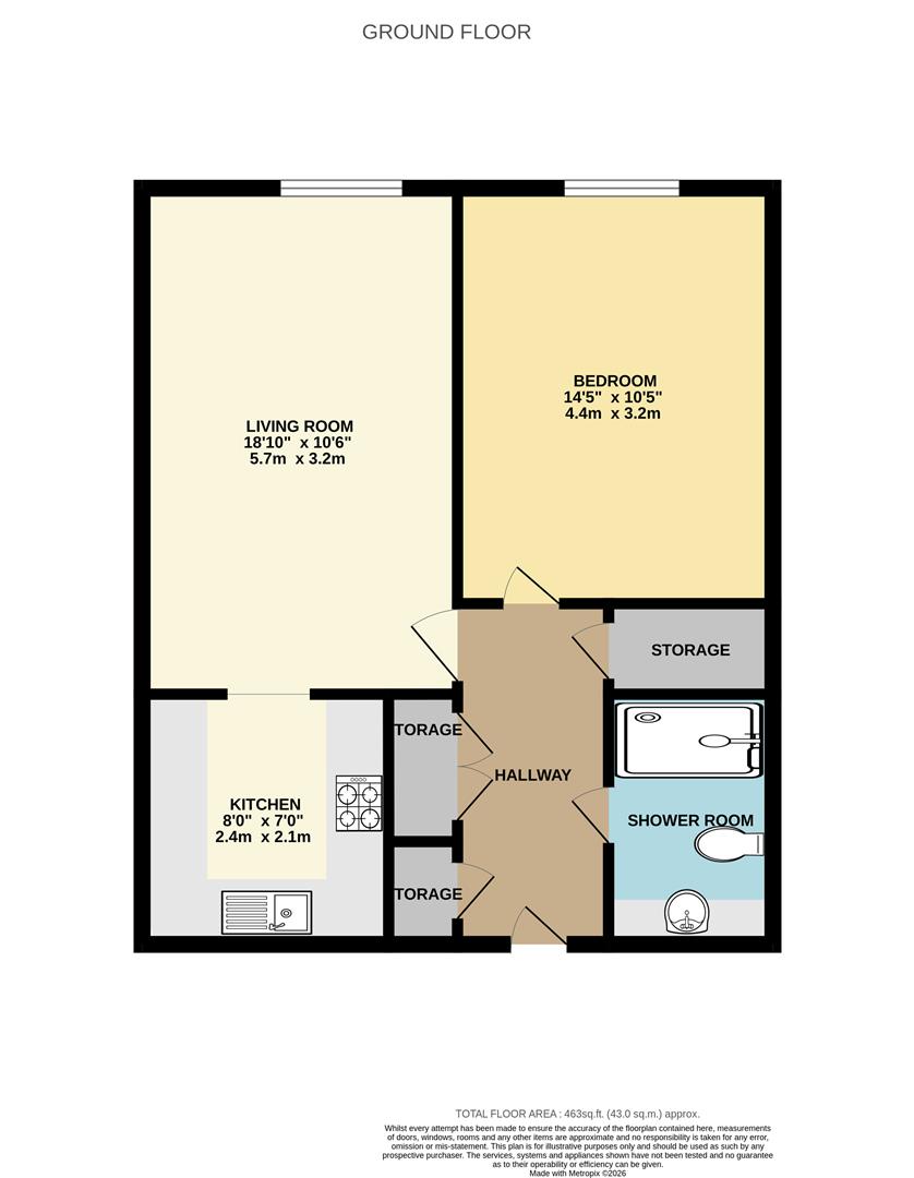 Ullswater Court, London floorplan