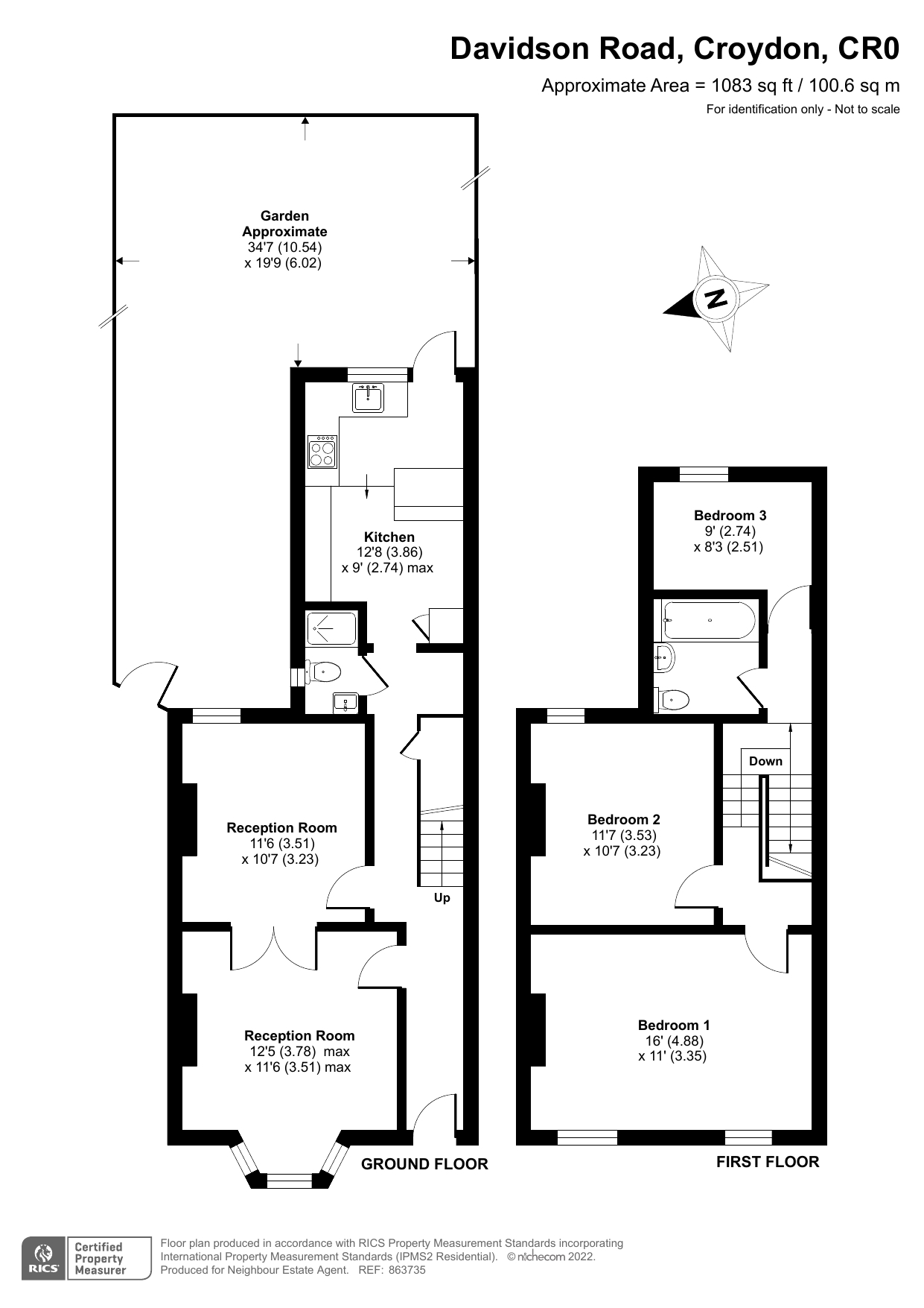 Davidson Road, Croydon CR0, 3 bedroom semidetached house for sale