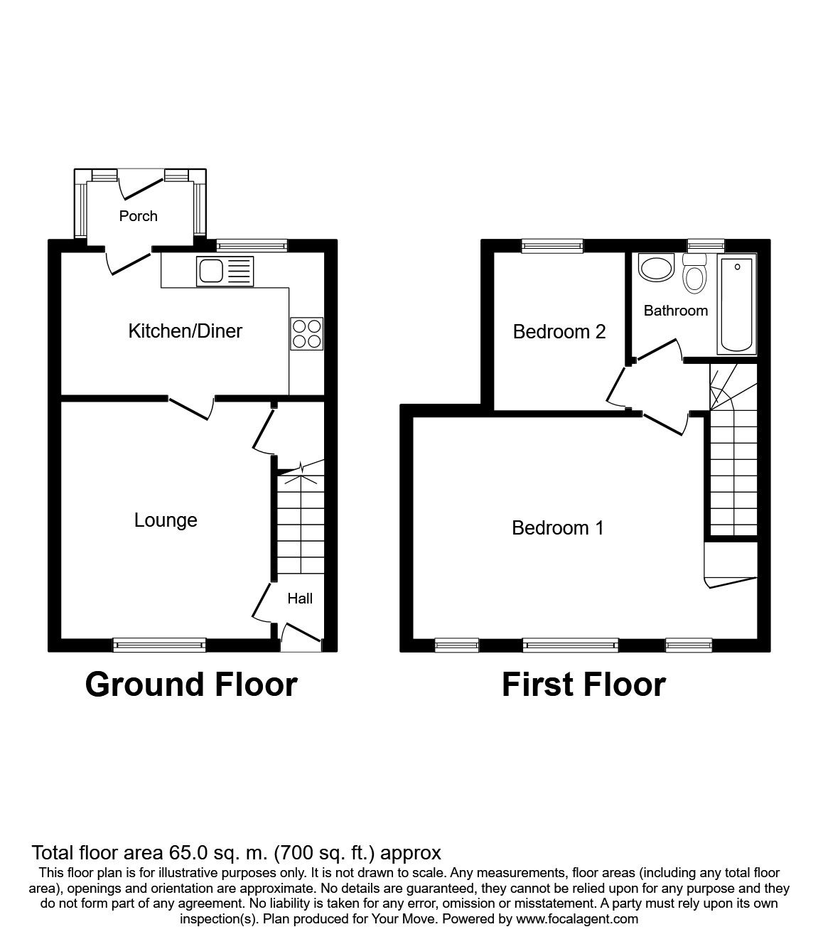 2 Bedrooms Terraced house for sale in Ivy Hall Road, Sheffield S5