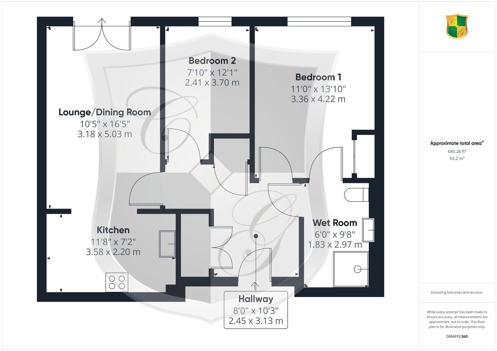 Highwood Mill,31, The Boulevard, Horsham floorplan