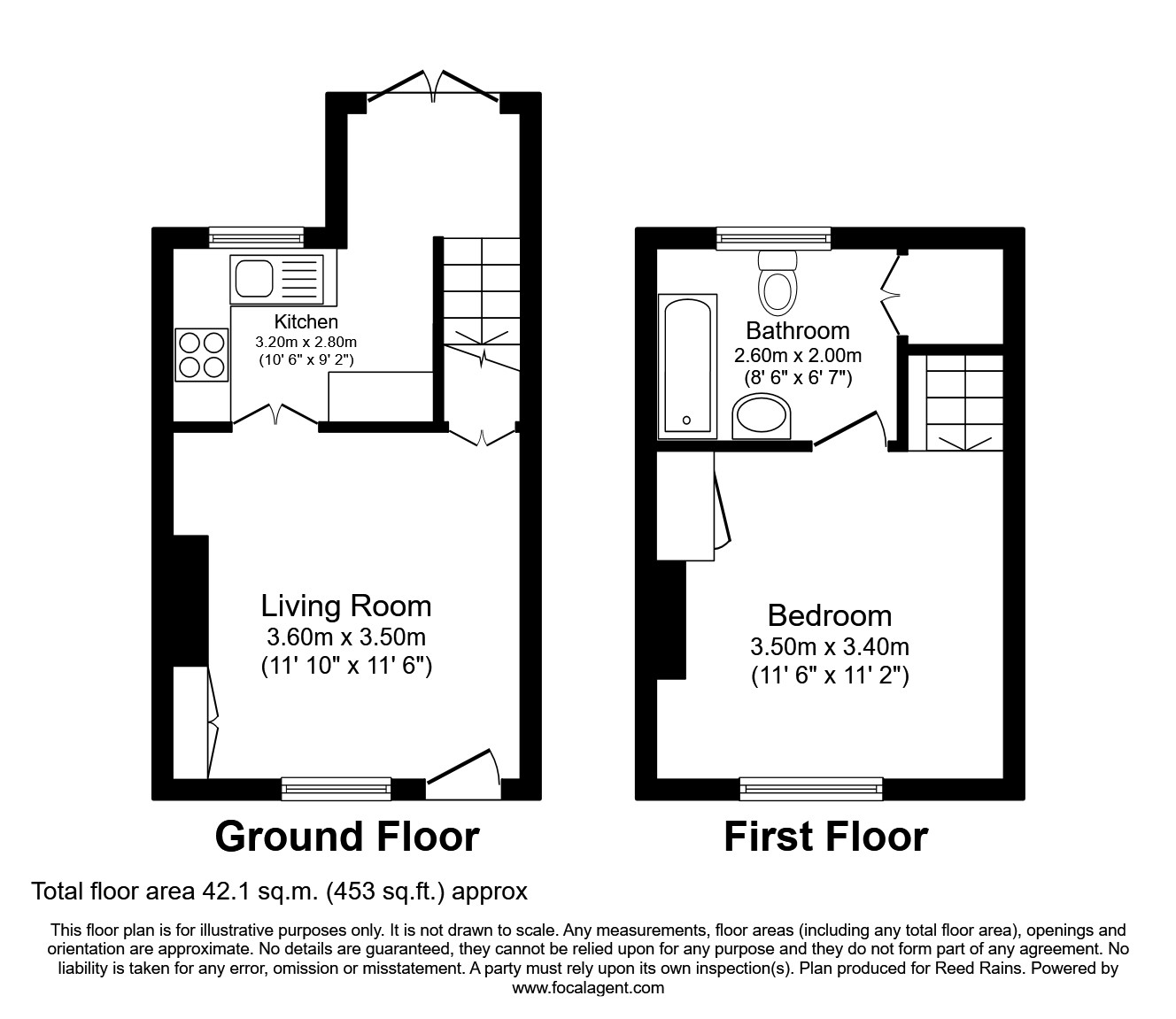 Brookfield Lane, Macclesfield, Cheshire SK11, 1 bedroom terraced house