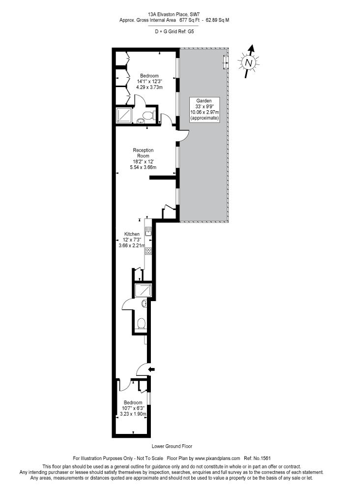 2 Bedrooms Flat to rent in Elvaston Place, London SW7