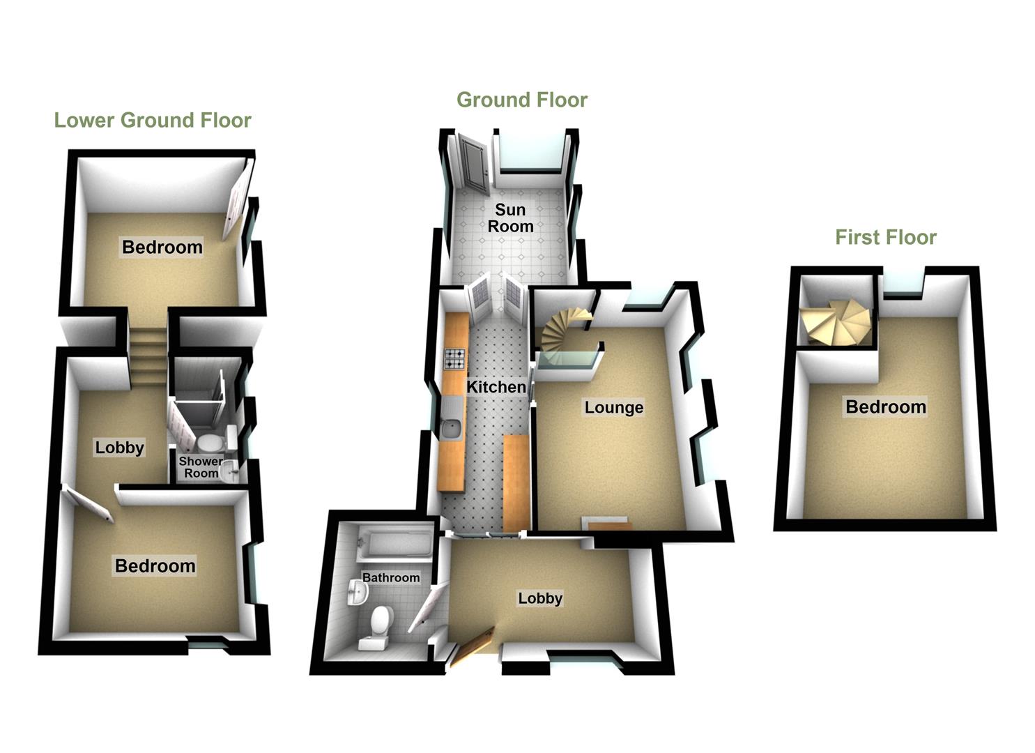 The Moorings, Mount Pleasant, Staithes floorplan
