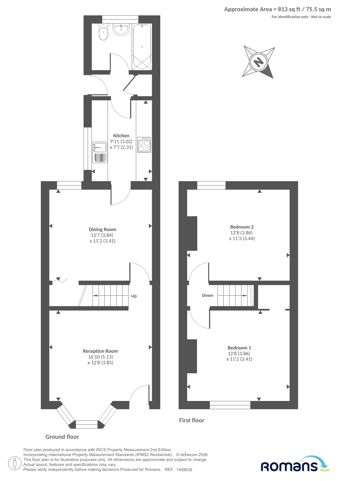 53, Ponting Street, Swindon floorplan
