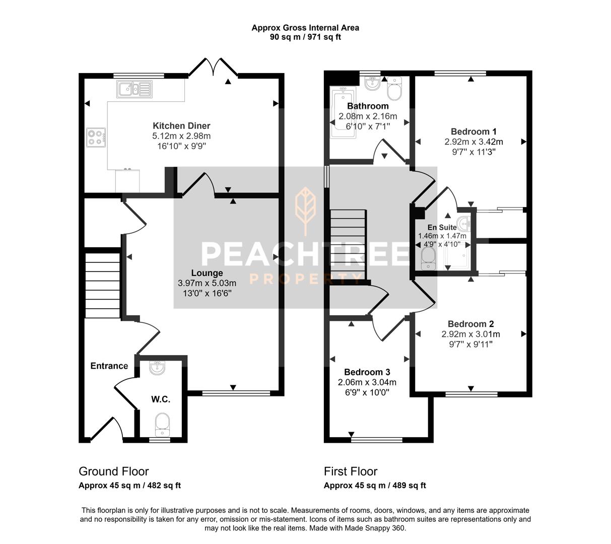 Black Cart View, Paisley floorplan