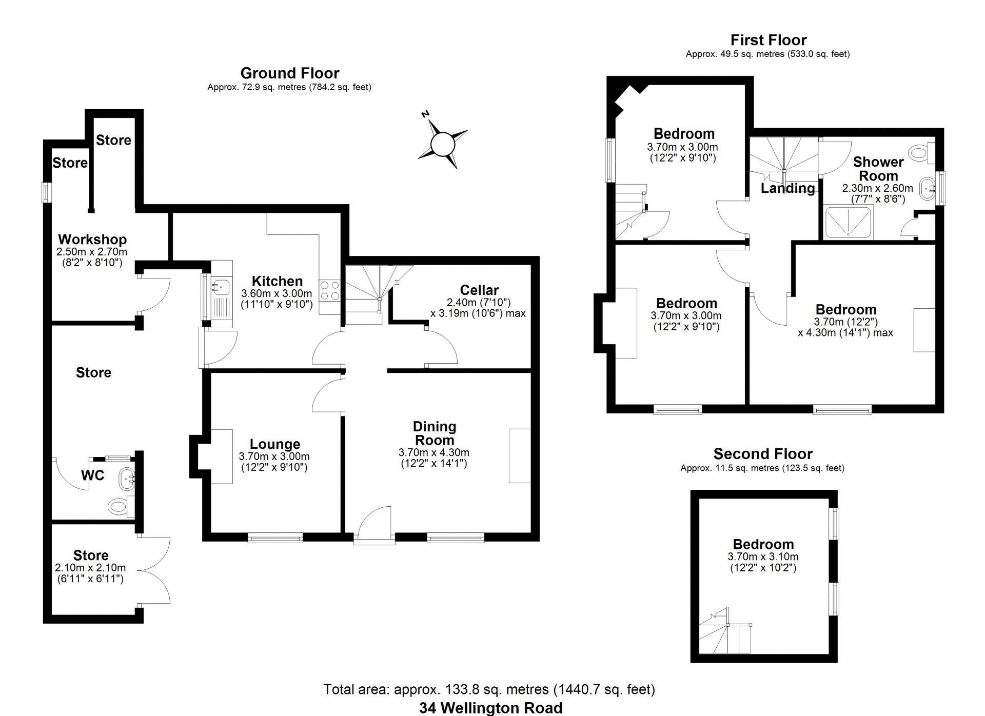 34, Wellington Road, Telford floorplan