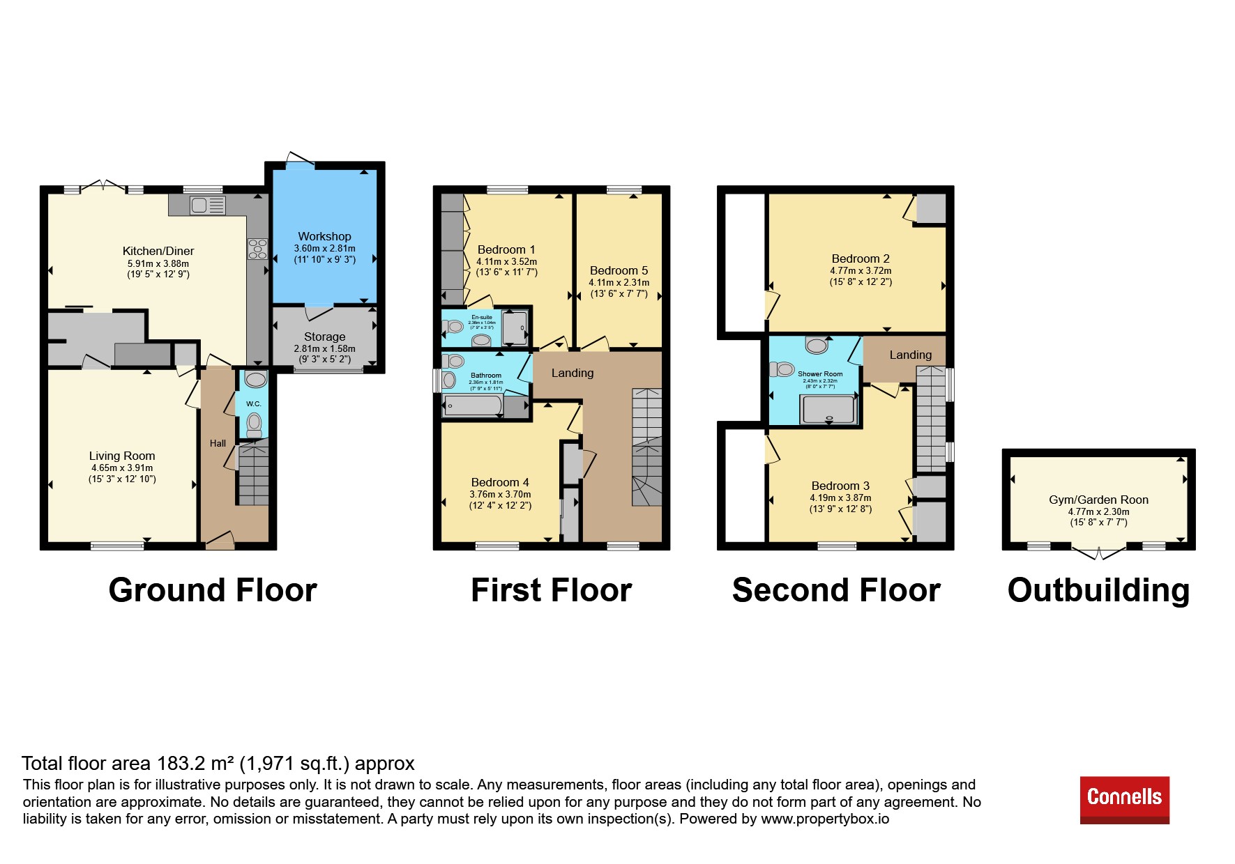 55, Rascals Close, Horsham floorplan