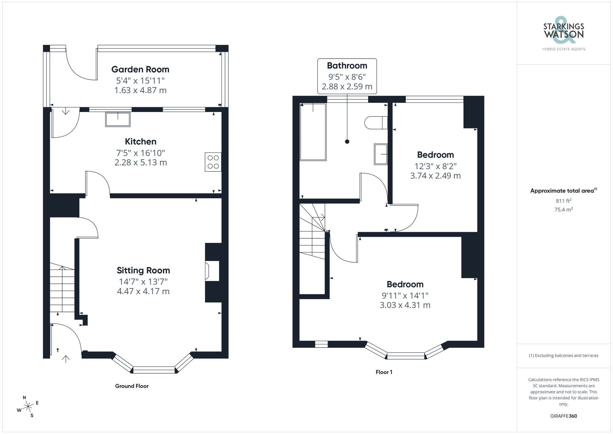 51 Jex Road, Norwich floorplan