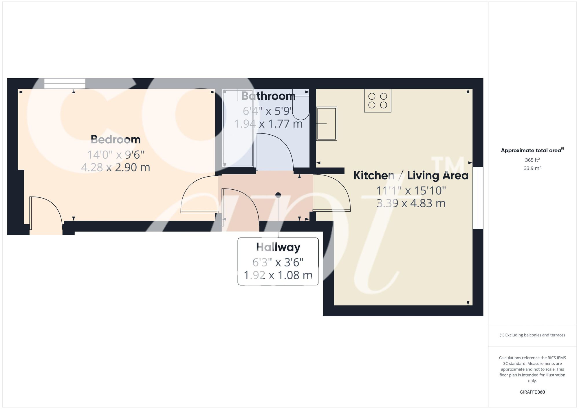 Flat 2, 40 Upper Gardner Street, Brighton, Brighton floorplan