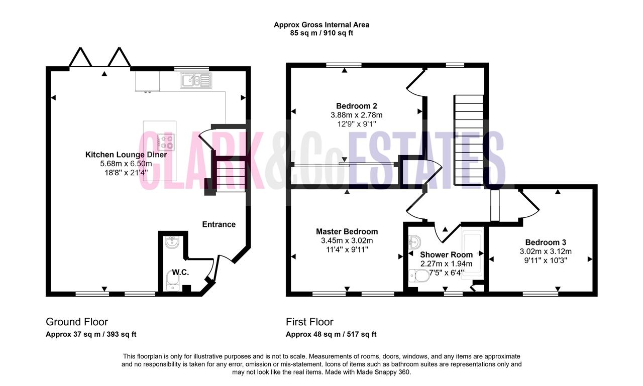 7A, Follett Road, Topsham floorplan