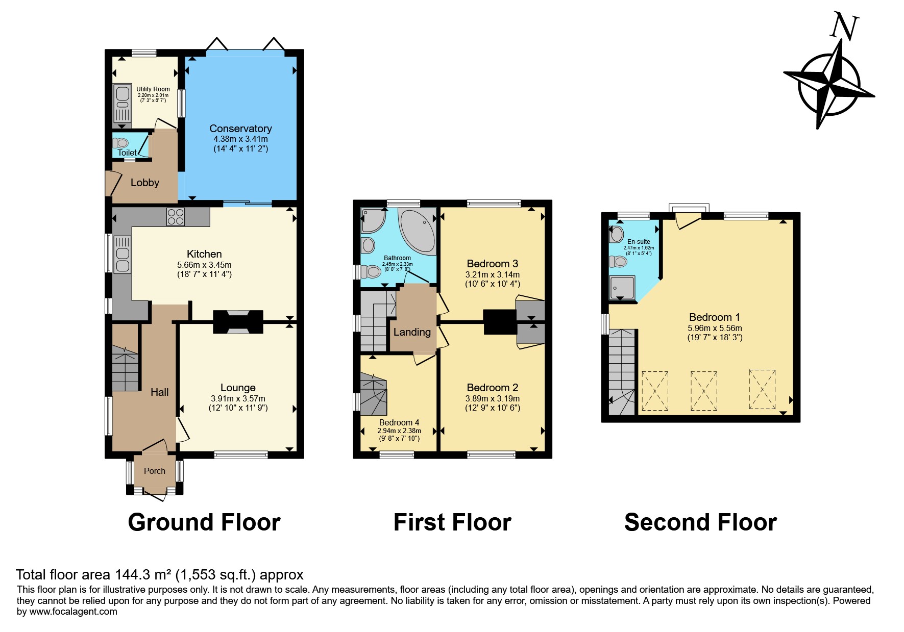 4, Pelham Close, Pevensey floorplan