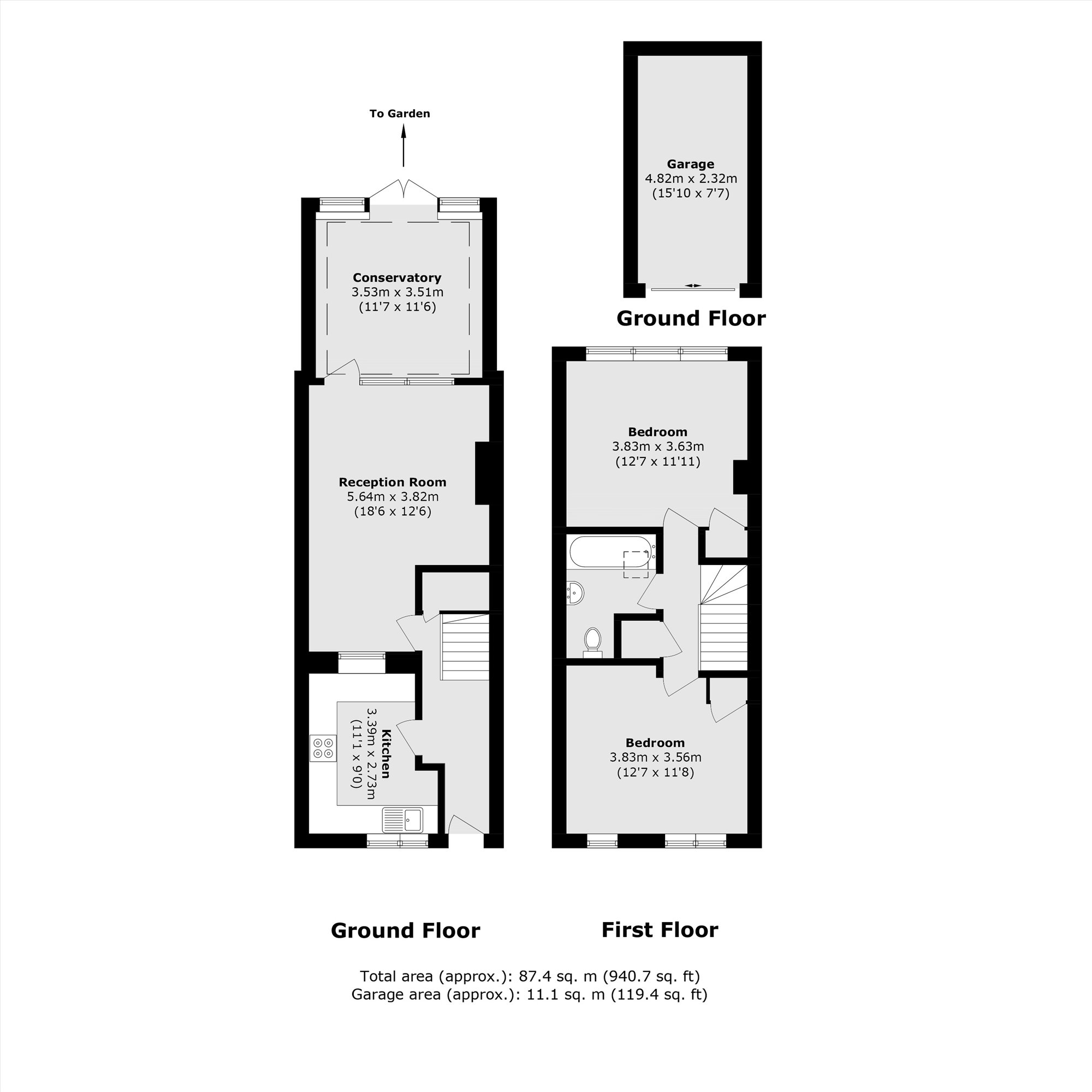 17, Ashdene Close, Ashford floorplan