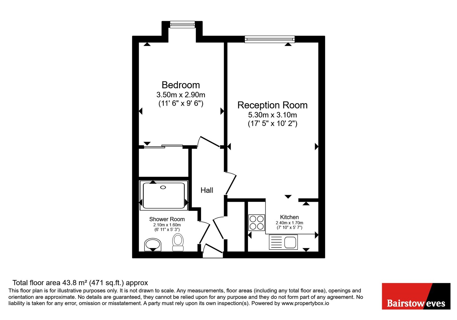 Flat 34, Cromwell Lodge,, Longbridge Road, Barking floorplan