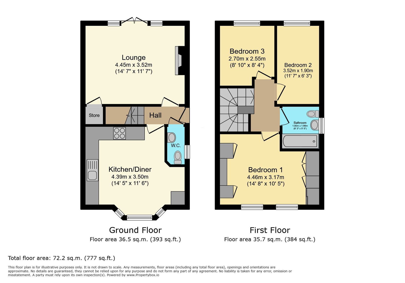 15, Punton Walk, Goole floorplan