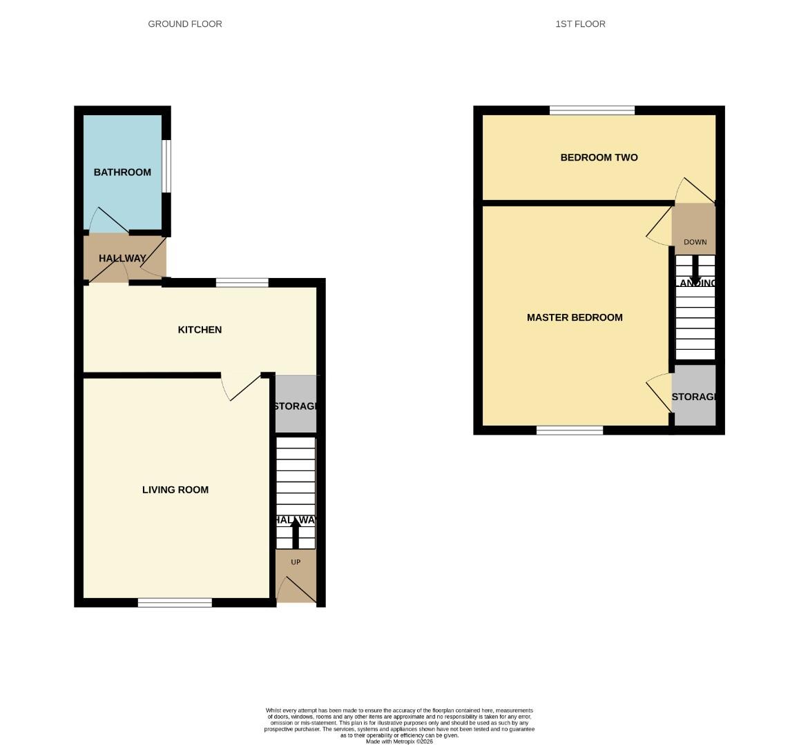 13, George Street, Shildon floorplan