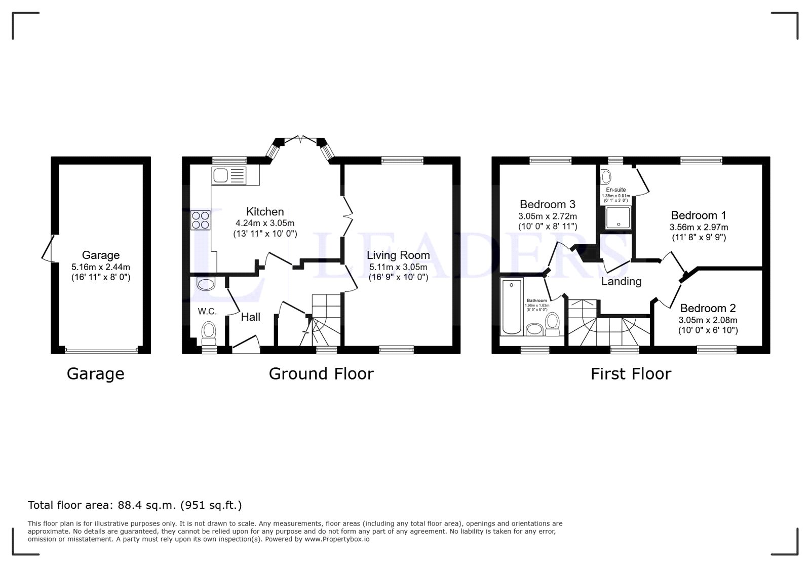 10, Bryony Close, Bedfordshire floorplan