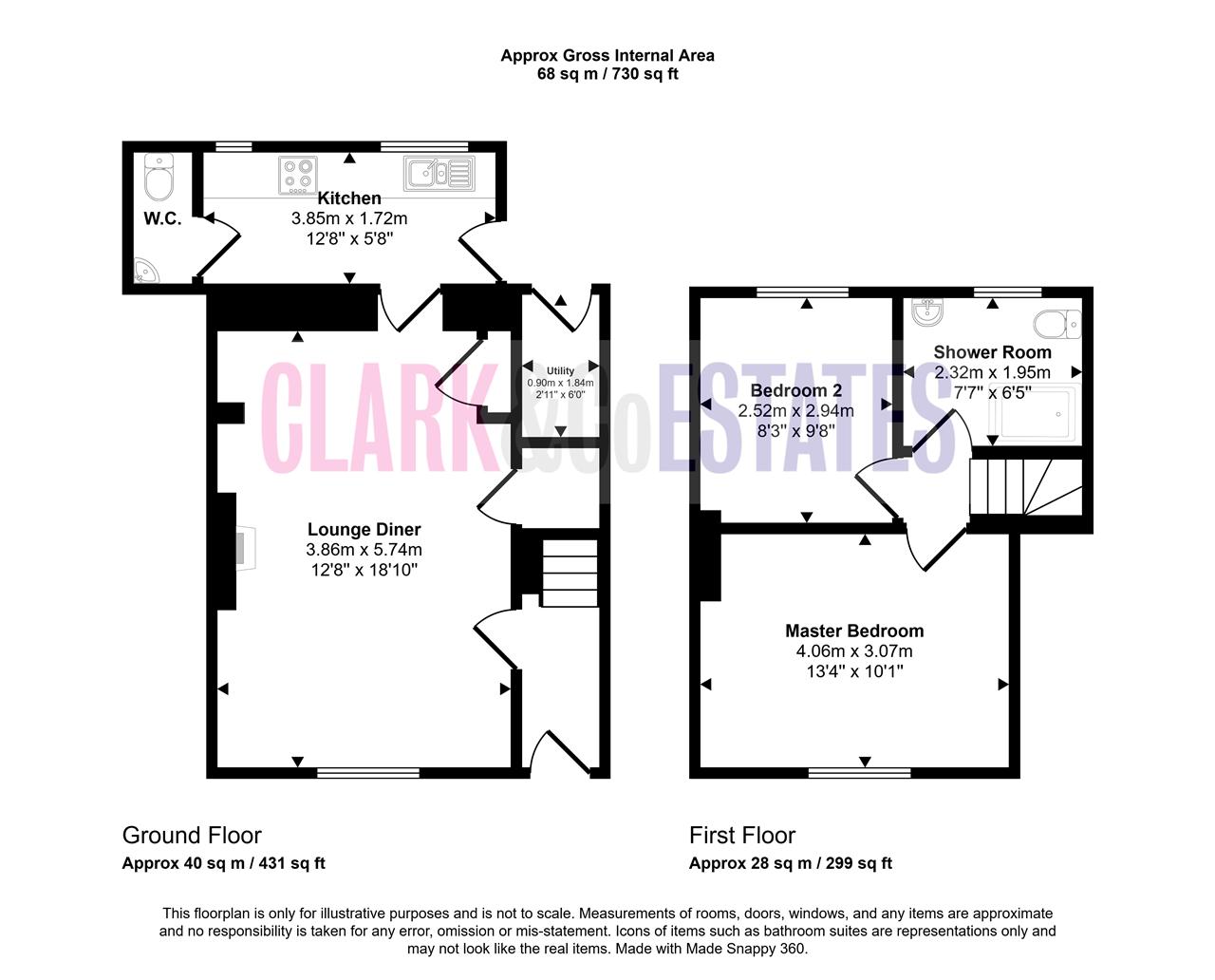 58, High Street, Topsham floorplan