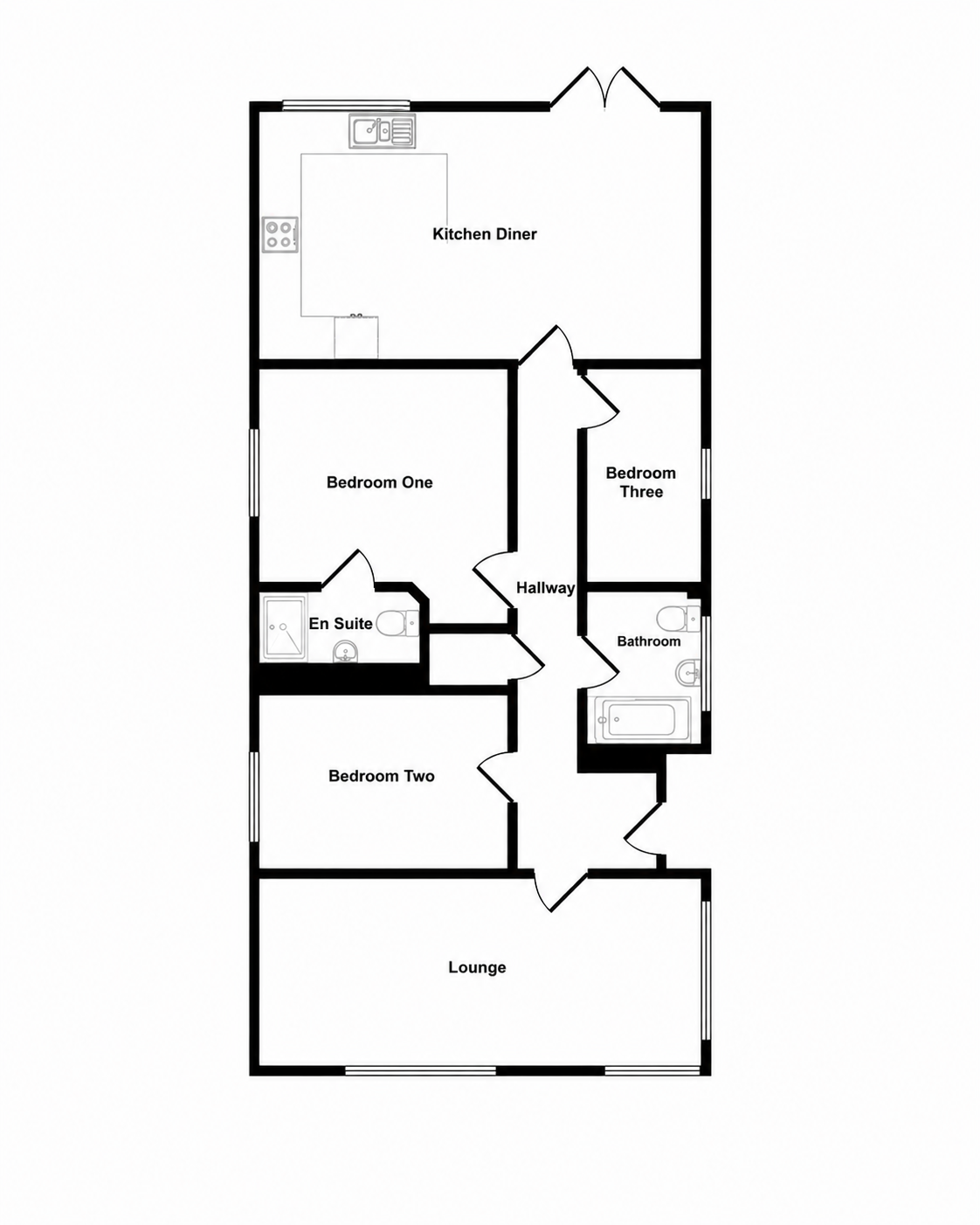 17, Elmhurst Close, Great Yarmouth floorplan