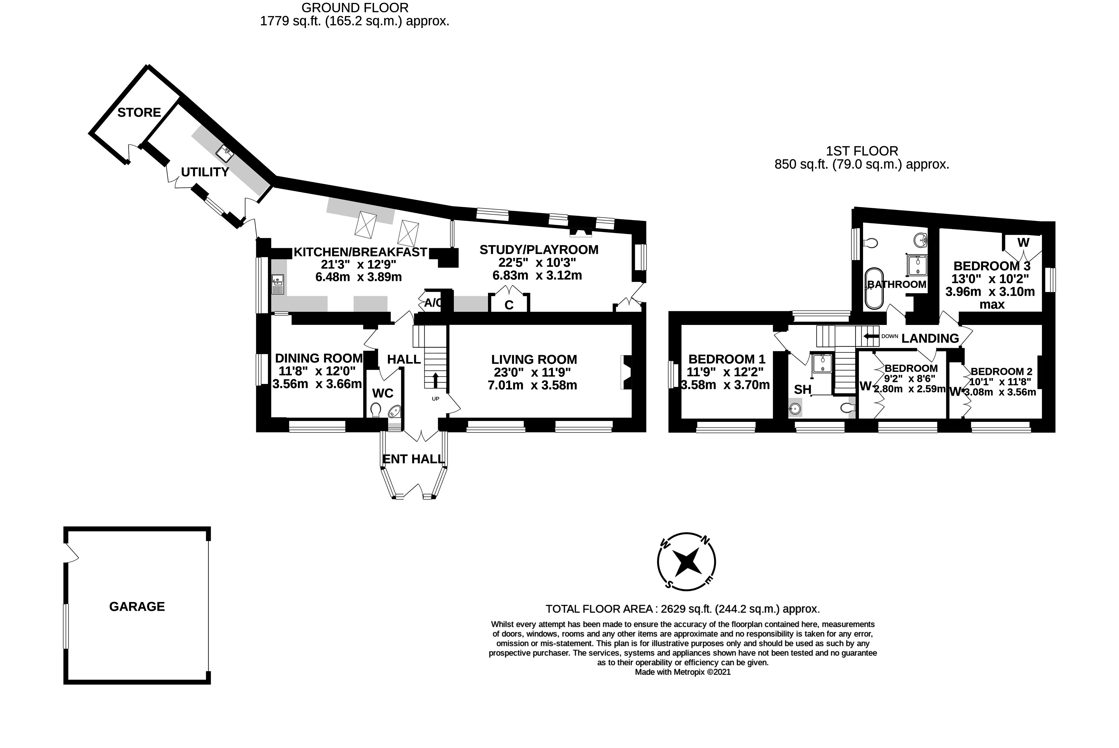 Oxenleaze, 58, Shop Lane, Wiltshire floorplan