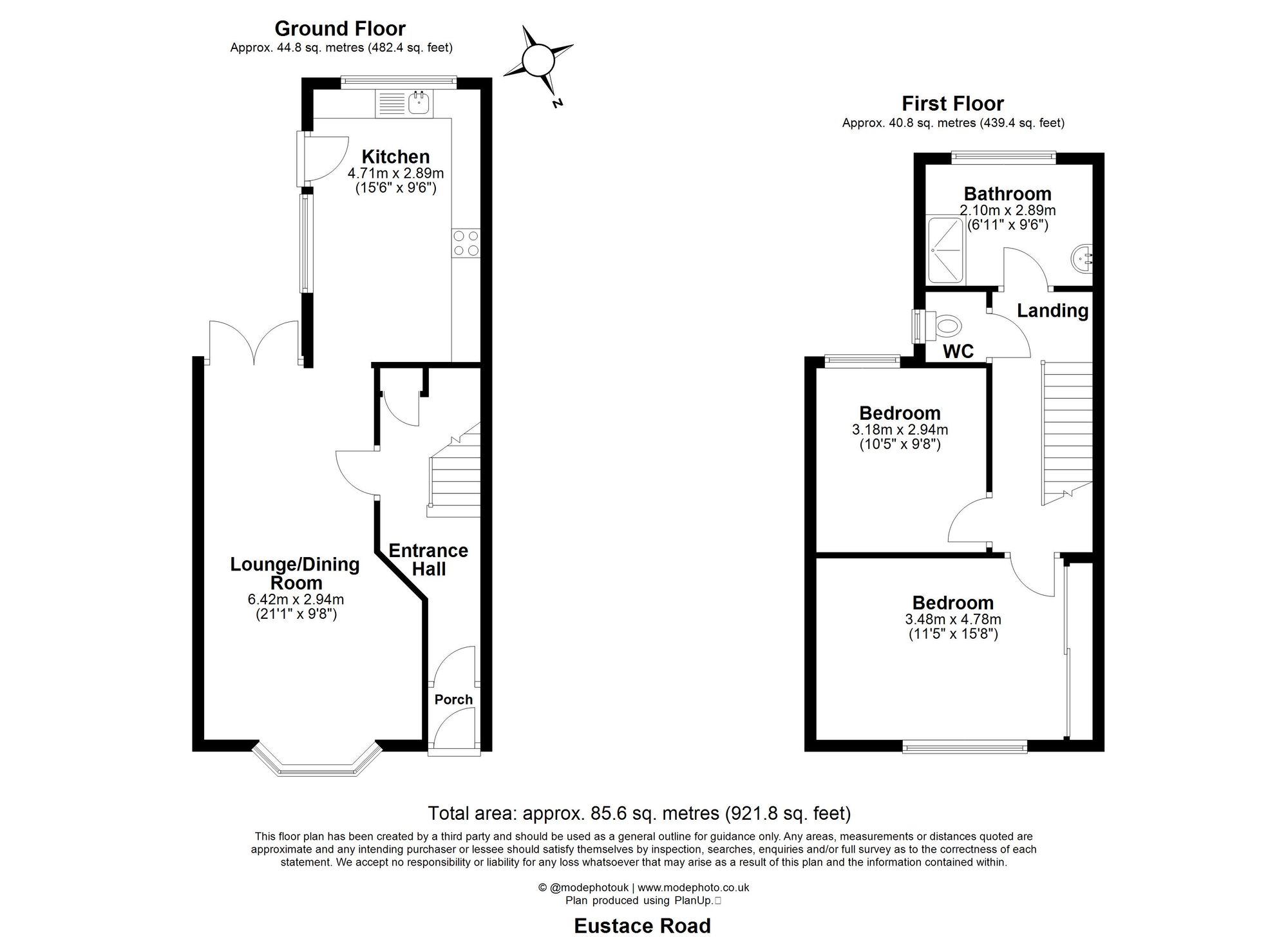13 Eustace Road, Romford floorplan